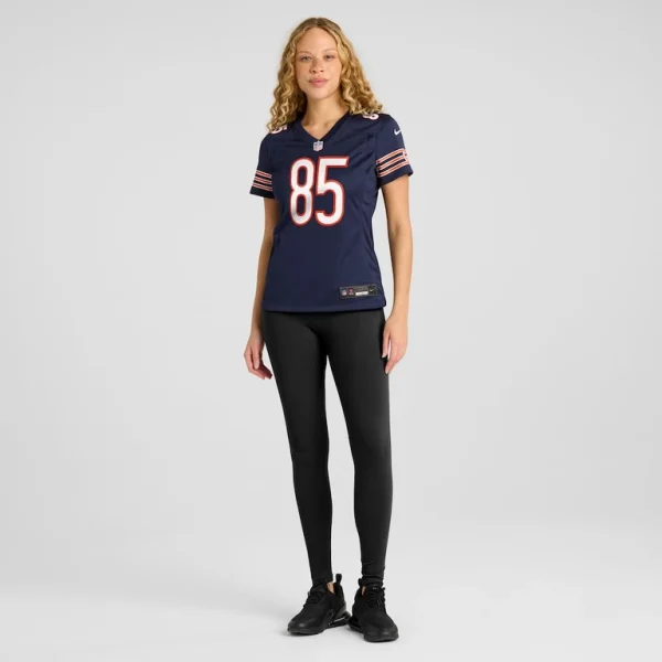 Cole kmet chicago bears nike womens game jersey Navy XL