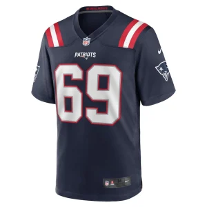 Cole strange new england patriots nike player game jersey Navy M