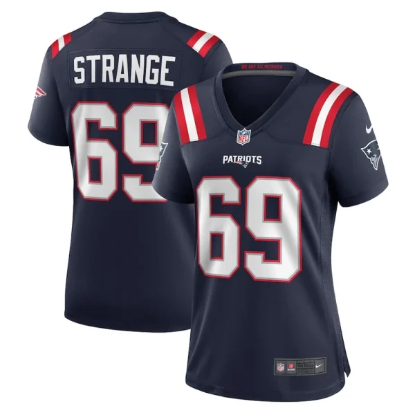 Cole strange new england patriots nike womens game player jersey Navy