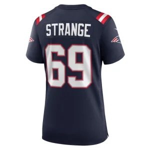 Cole strange new england patriots nike womens game player jersey Navy L