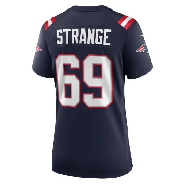 Cole strange new england patriots nike womens game player jersey Navy L
