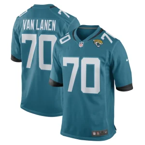 Cole van lanen jacksonville jaguars nike game player jersey Teal