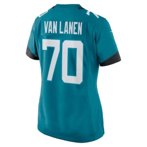 Cole van lanen jacksonville jaguars nike womens game player jersey Teal L