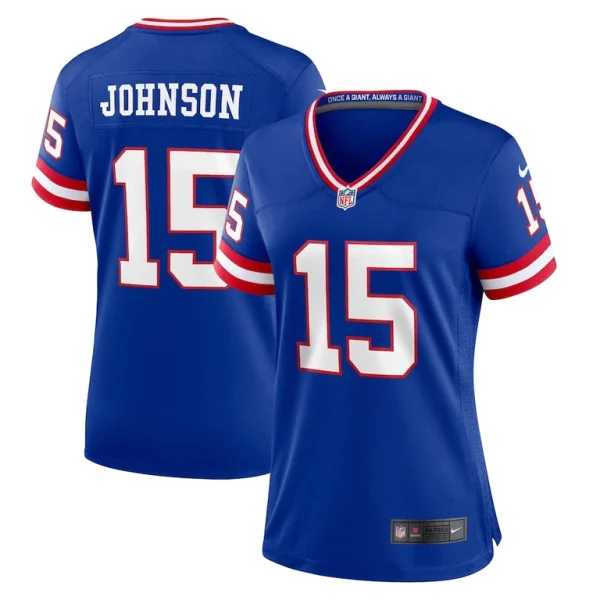 Collin johnson new york giants nike womens classic player game jersey Royal