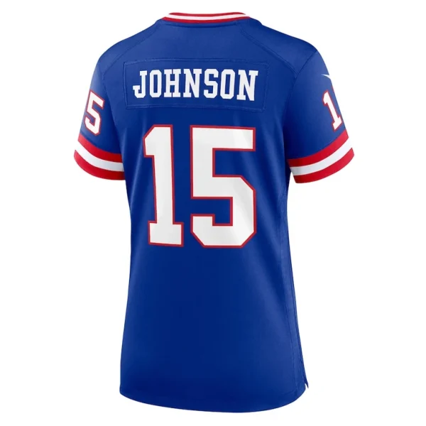 Collin johnson new york giants nike womens classic player game jersey Royal L