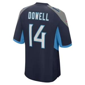 Colton dowell tennessee titans nike team game jersey Navy L