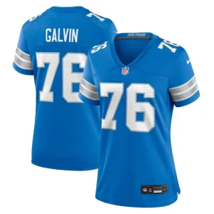 Connor galvin detroit lions nike womens team game jersey Blue
