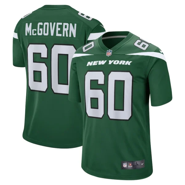 Connor mcgovern new york jets nike game jersey Gotham green