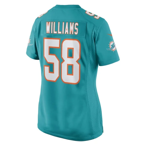 Connor williams miami dolphins nike womens game player jersey Aqua L