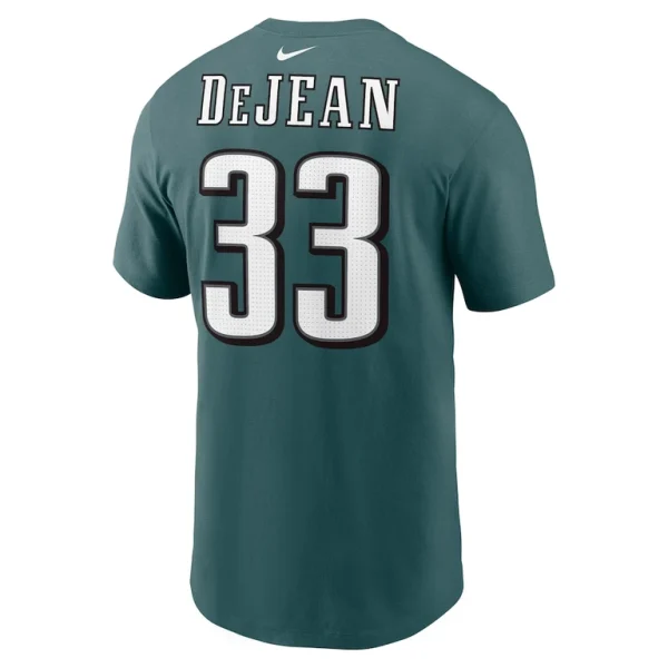 Cooper dejean philadelphia eagles nike player name number t shirt Midnight green L