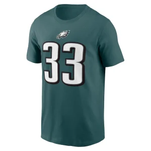 Cooper dejean philadelphia eagles nike player name number t shirt Midnight green M