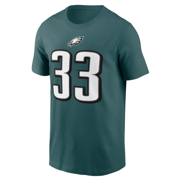 Cooper dejean philadelphia eagles nike player name number t shirt Midnight green M