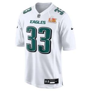 Cooper dejean philadelphia eagles nike super bowl lix fashion game jersey Tundra white M