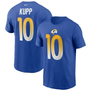 Cooper kupp los angeles rams nike name number t shirt Royal