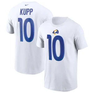 Cooper kupp los angeles rams nike name number t shirt White