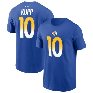 Cooper kupp los angeles rams nike player name number t shirt Royal