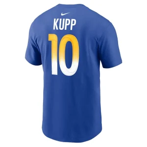 Cooper kupp los angeles rams nike player name number t shirt Royal L