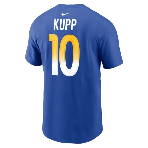 Cooper kupp los angeles rams nike player name number t shirt Royal L