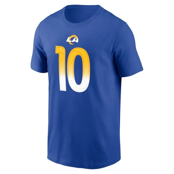 Cooper kupp los angeles rams nike player name number t shirt Royal M