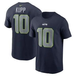 Cooper kupp seattle seahawks nike player name number t shirt College navy