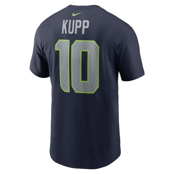 Cooper kupp seattle seahawks nike player name number t shirt College navy L