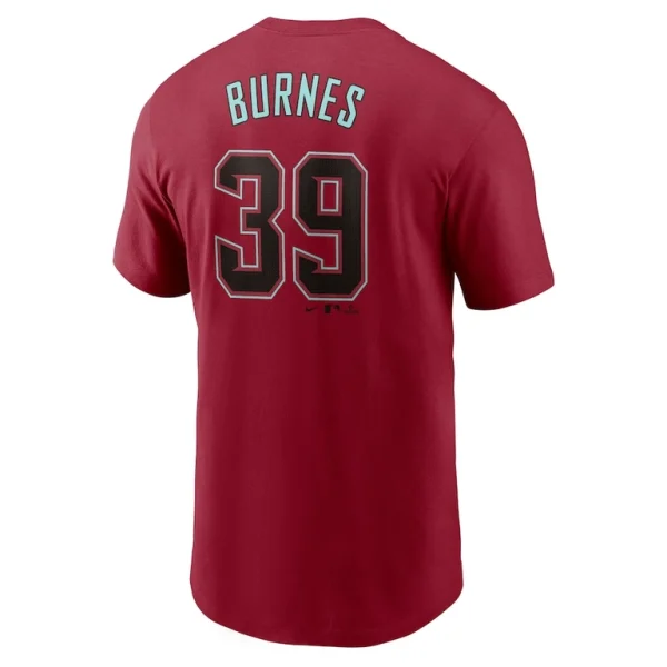 Corbin burnes arizona diamondbacks nike fuse name number t shirt Red L