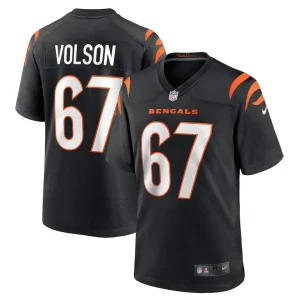 Cordell volson cincinnati bengals nike game player jersey Black