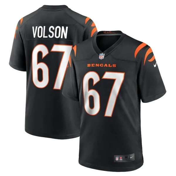 Cordell volson cincinnati bengals nike game player jersey Black