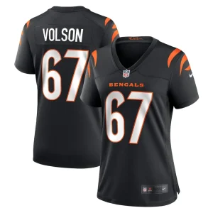 Cordell volson cincinnati bengals nike womens game player jersey Black