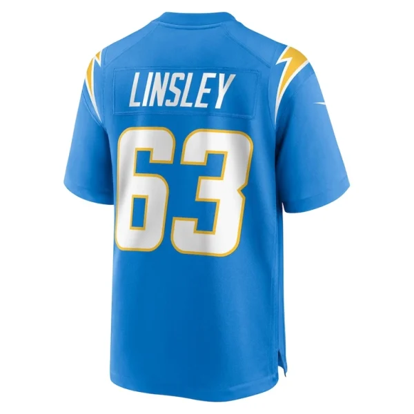 Corey linsley los angeles chargers nike game player jersey Powder blue L