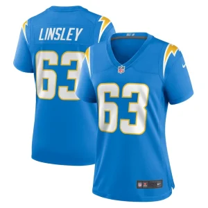 Corey linsley los angeles chargers nike womens game player jersey Powder blue