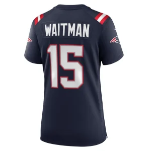 Corliss waitman new england patriots nike womens game jersey Navy L