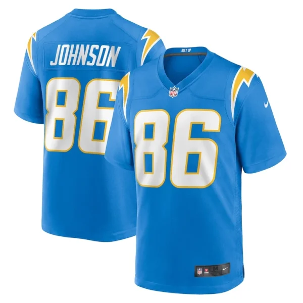 Cornelius johnson los angeles chargers nike team game jersey Powder blue