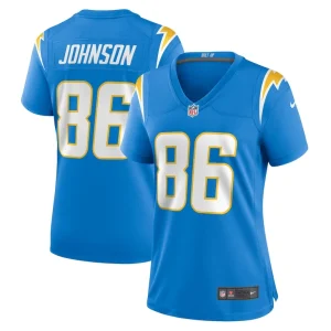 Cornelius johnson los angeles chargers nike womens game jersey Powder blue