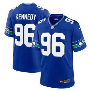 Cortez kennedy seattle seahawks nike throwback retired player game jersey Royal