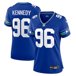Cortez kennedy seattle seahawks nike womens throwback player game jersey Royal