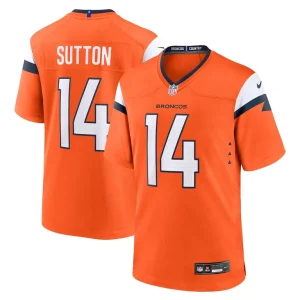 Courtland sutton denver broncos nike mile high collection game jersey Orange