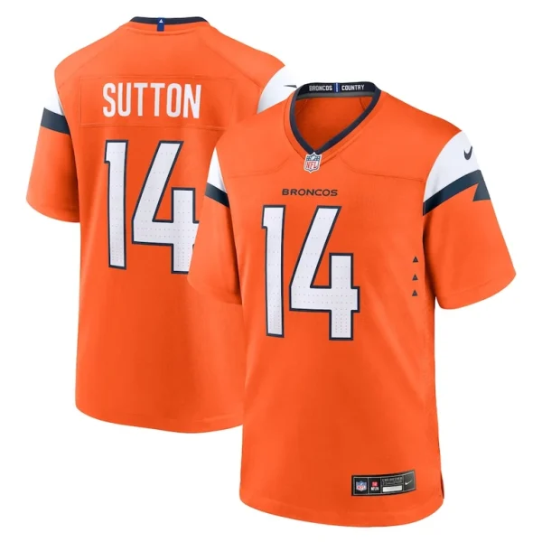 Courtland sutton denver broncos nike mile high collection game jersey Orange