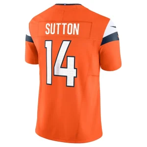 Courtland sutton denver broncos nike mile high collection vapor f.u.s.e. limited jersey Orange L