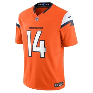 Courtland sutton denver broncos nike mile high collection vapor f.u.s.e. limited jersey Orange M