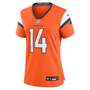 Courtland sutton denver broncos nike womens mile high collection game jersey Orange M