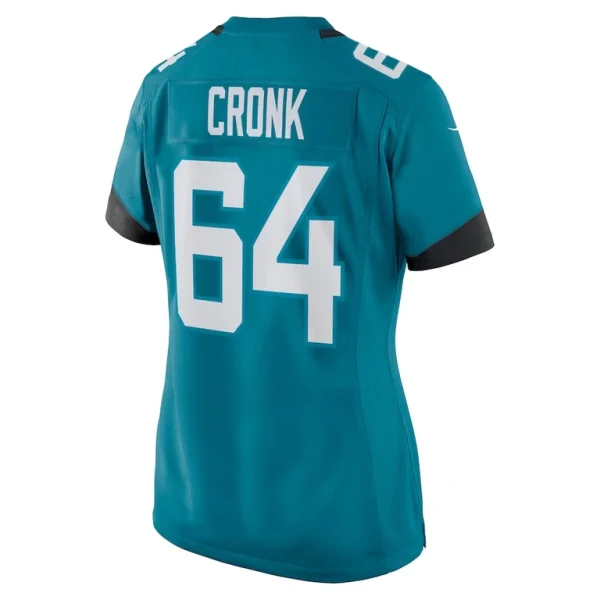 Coy cronk jacksonville jaguars nike womens game player jersey Teal L