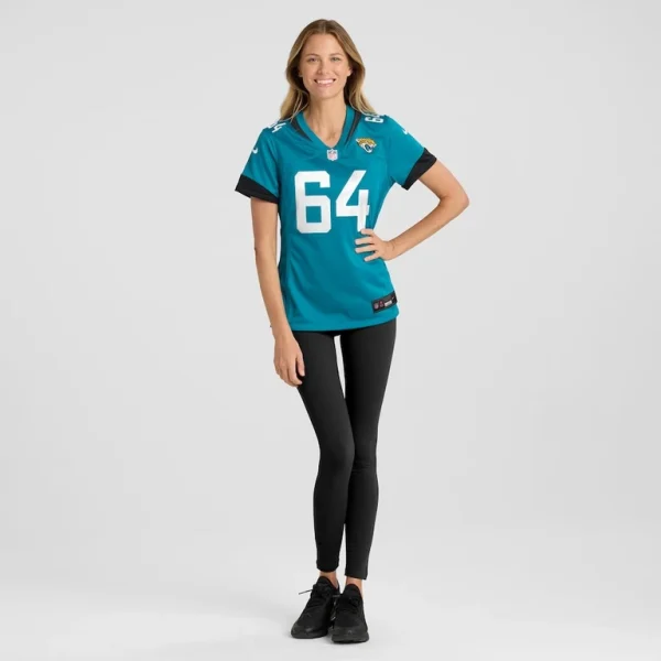 Coy cronk jacksonville jaguars nike womens game player jersey Teal XL