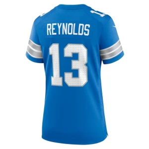 Craig reynolds detroit lions nike womens team game jersey Blue L