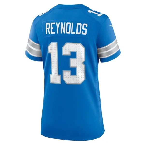 Craig reynolds detroit lions nike womens team game jersey Blue L