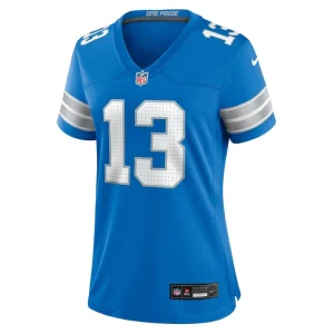 Craig reynolds detroit lions nike womens team game jersey Blue M