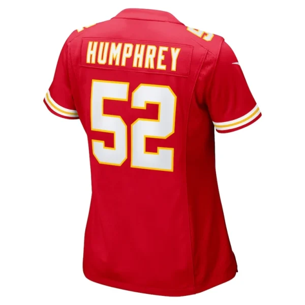 Creed humphrey kansas city chiefs nike womens game jersey Red L