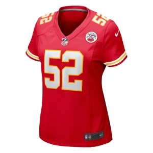 Creed humphrey kansas city chiefs nike womens game jersey Red M