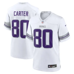 Cris carter minnesota vikings nike alternate retired player game jersey White