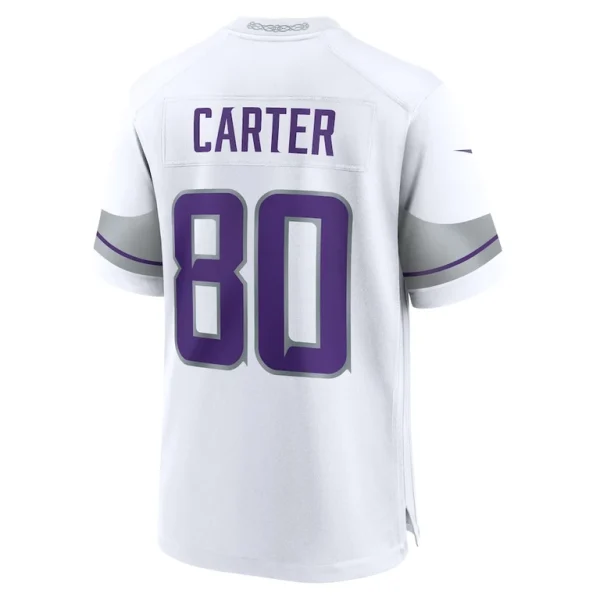Cris carter minnesota vikings nike alternate retired player game jersey White L
